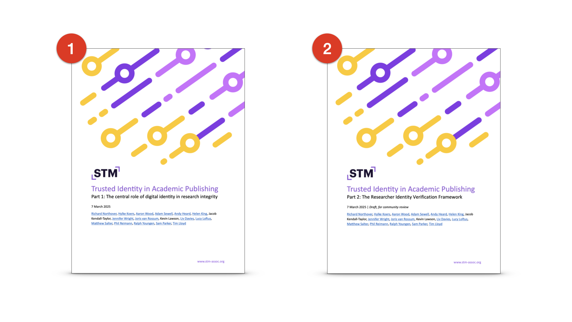 The two reports on "Trusted Identity in Academic Publishing"
